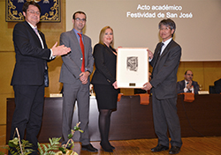 The UPCT awards HIMOINSA the ‘Mateo Vodopich’ prize for its collaboration in training industrial engineers